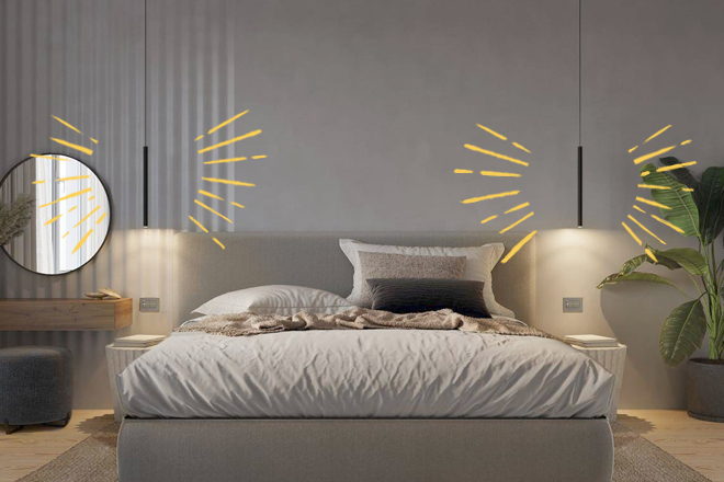 Lámparas para mesitas de noche para dar un toque luminoso al dormitorio